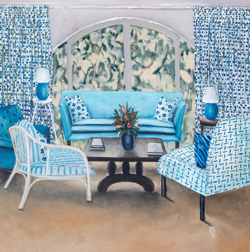 Dylan Cooper Waiting At The Spa Print | Halcyon Atelier