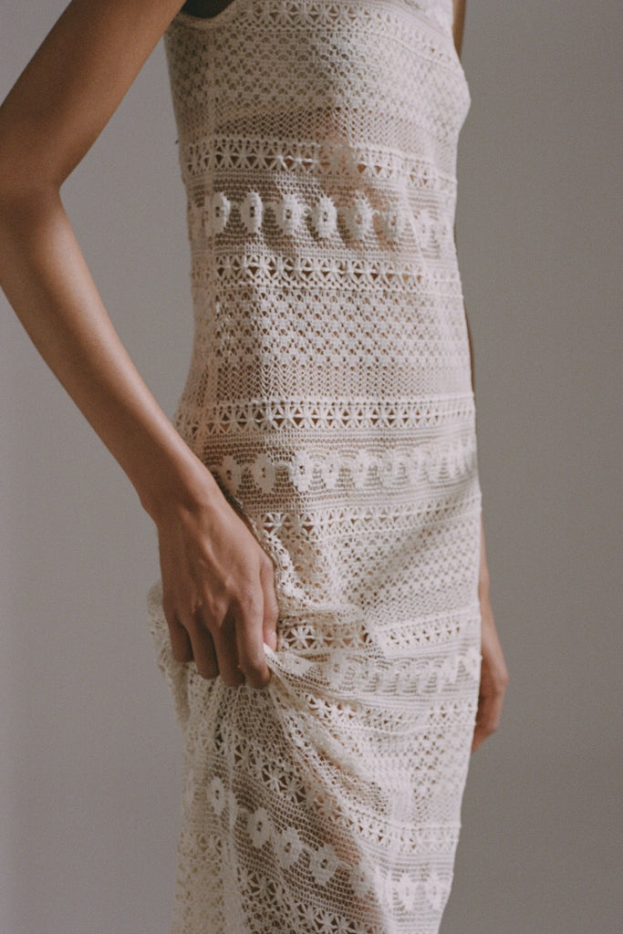 Hyde & Stone Sigrid Lace Dress (Without Slip) | Halcyon Atelier