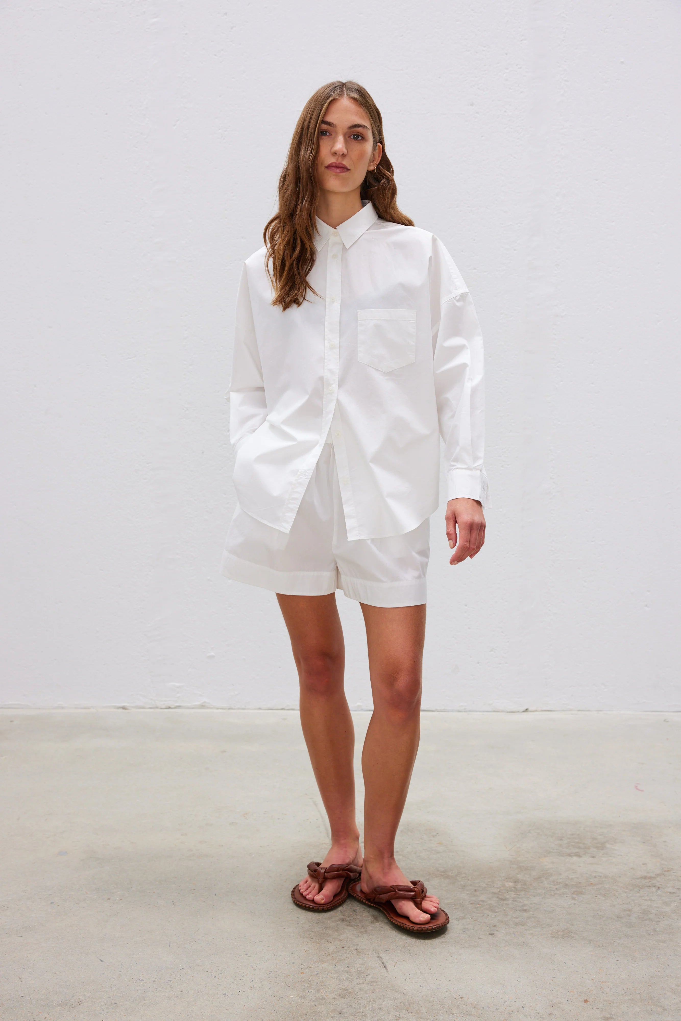 The Chiara Shirt Classic White