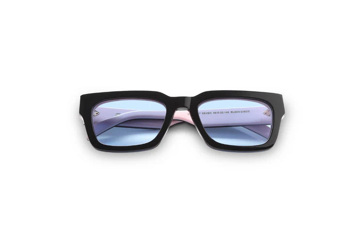 G.O.D. SEVENTY SEVEN Black Cisco w Vibrant Blue | Halcyon Atelier