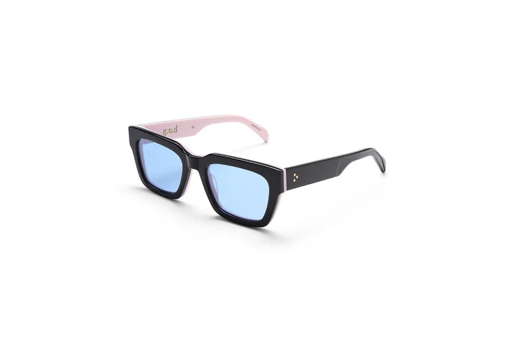 G.O.D. SEVENTY SEVEN Black Cisco w Vibrant Blue | Halcyon Atelier