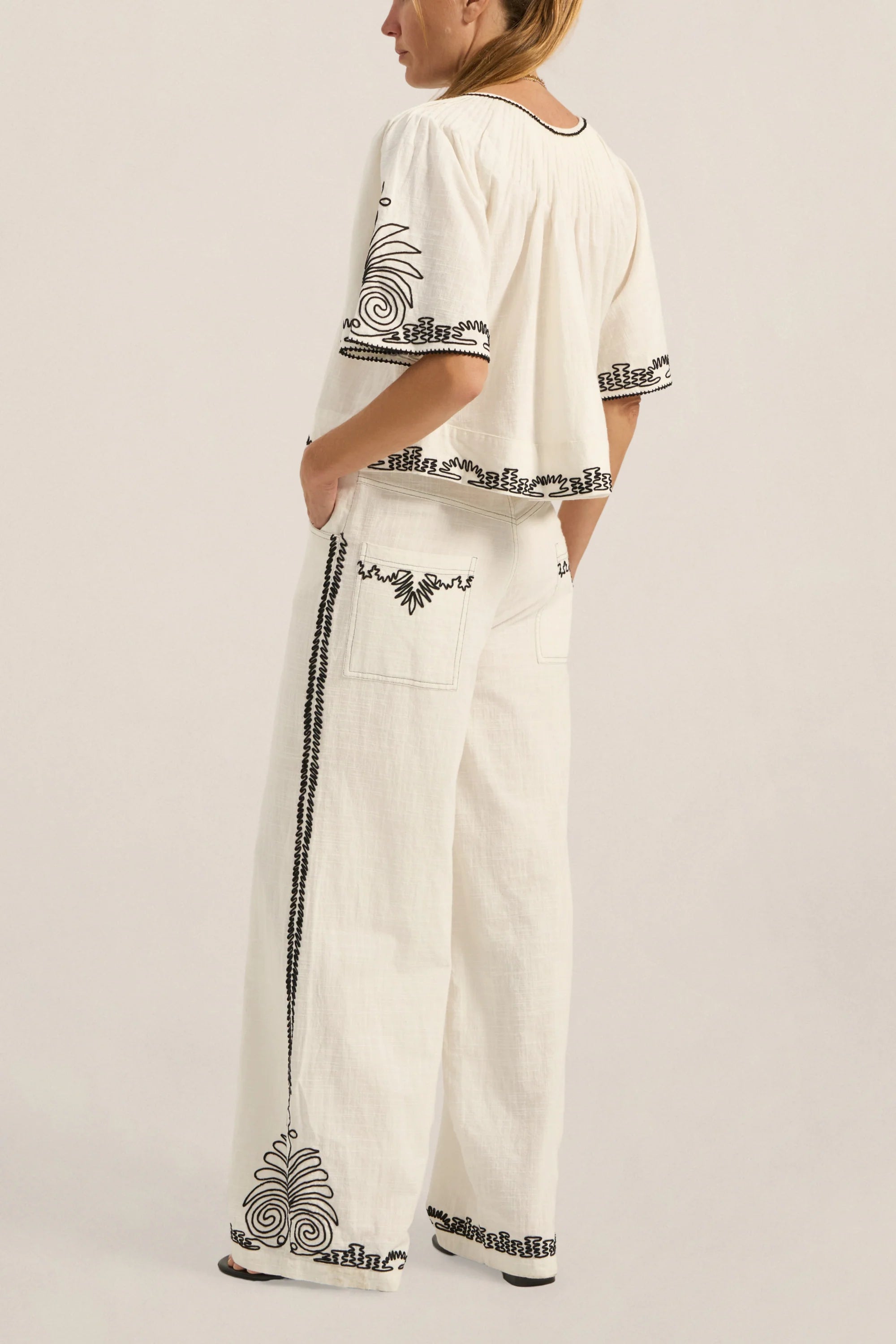 Odin Pants Dori Embroidery