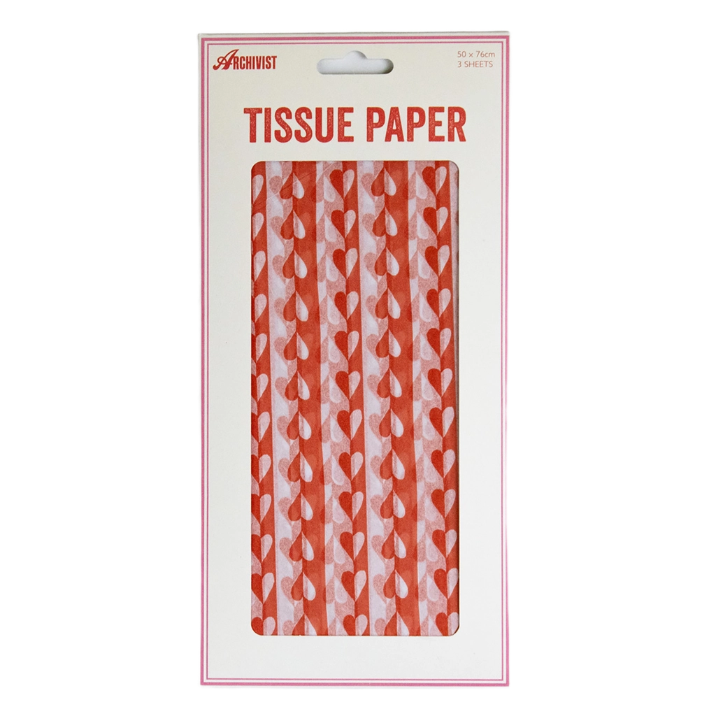 Sweetheart Stripe Tissue Paper