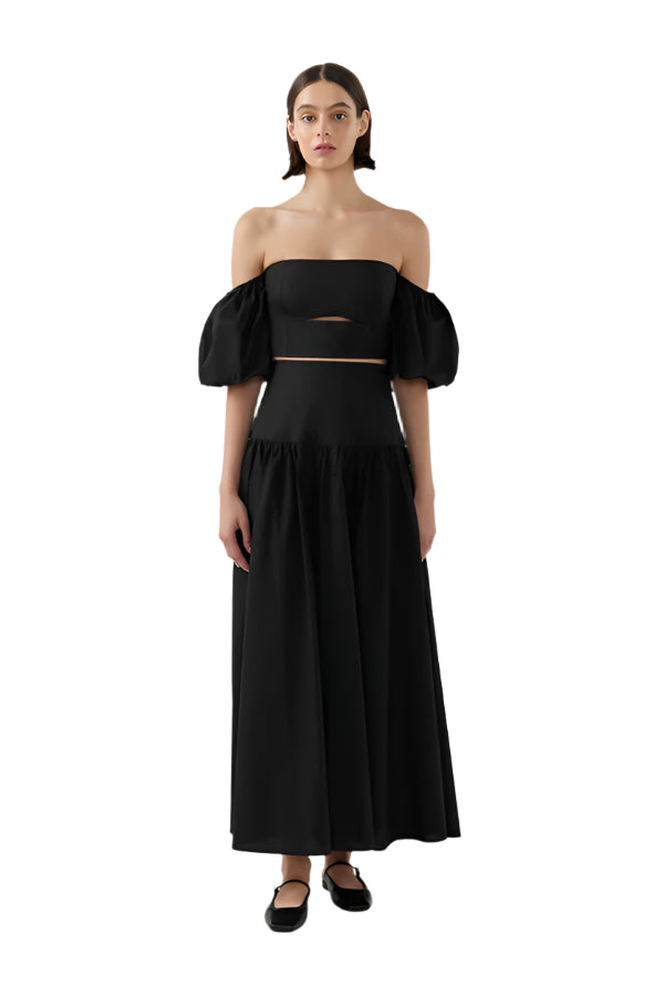 BIRD & KNOLL Enzo Top Black | Halcyon Atelier