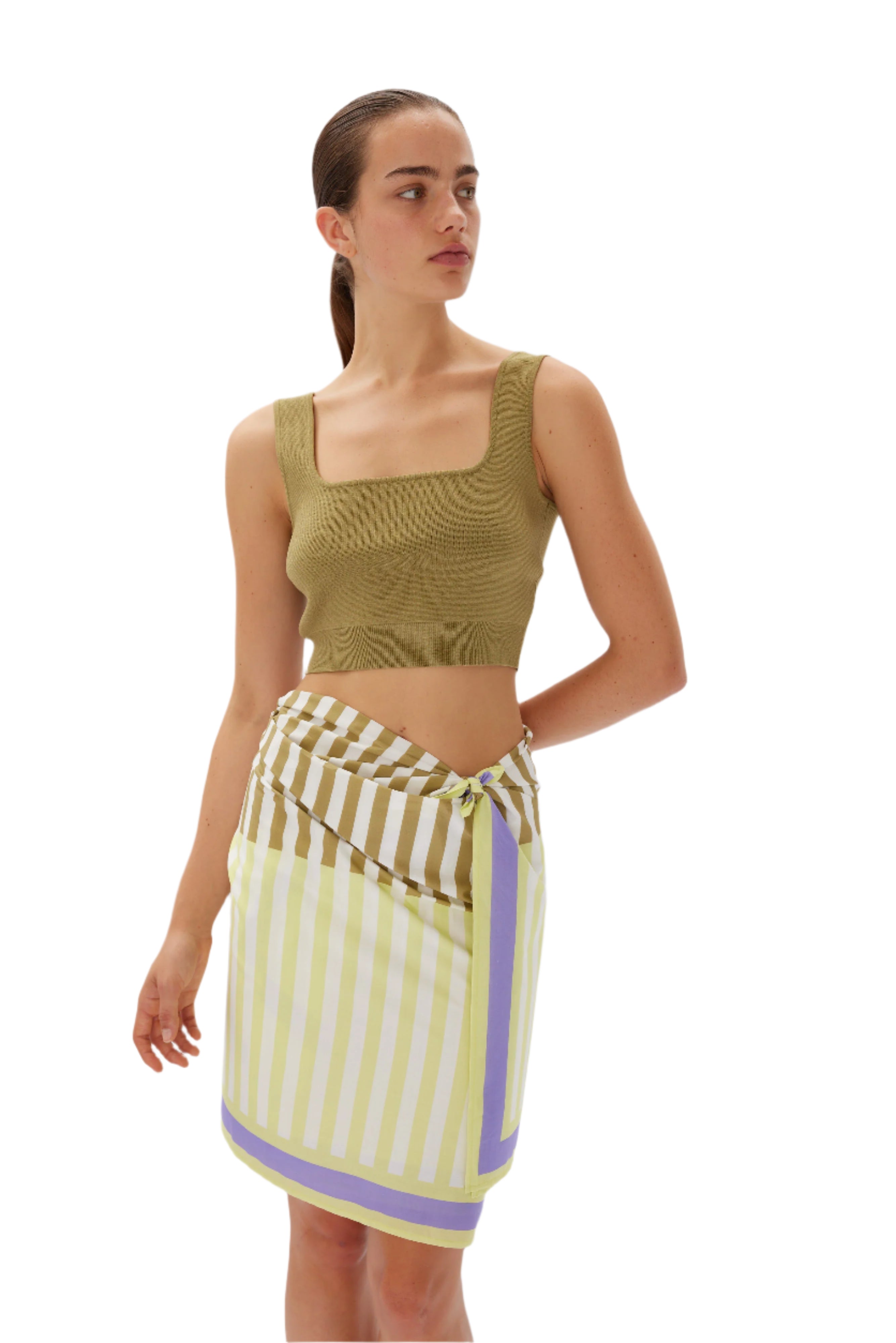 LMND The Bralette Khaki | Halcyon Atelier