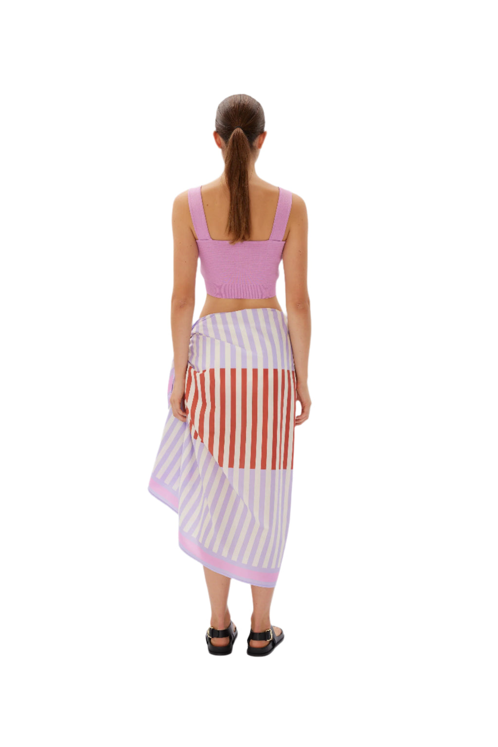 LMND Playa Pareo Violet Light/Rust | Halcyon Atelier