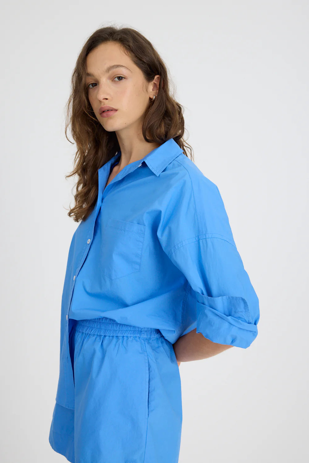 The Chiara Shirt Classic Ink Blue