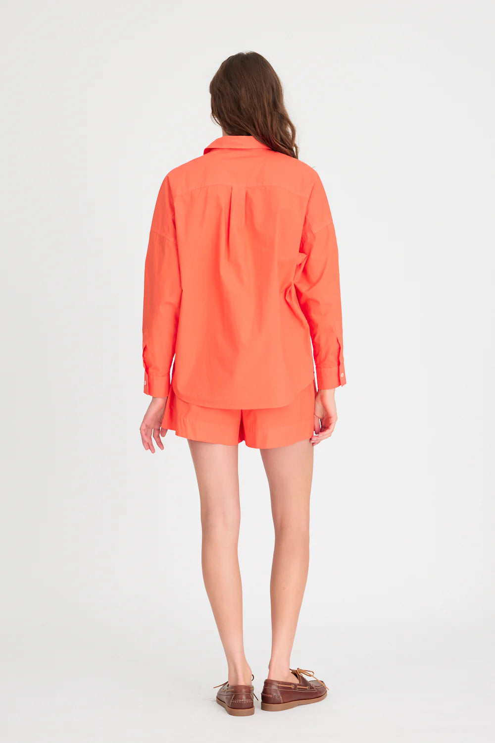 Chiara Long Sleeve Shirt Classic Spicy Orange