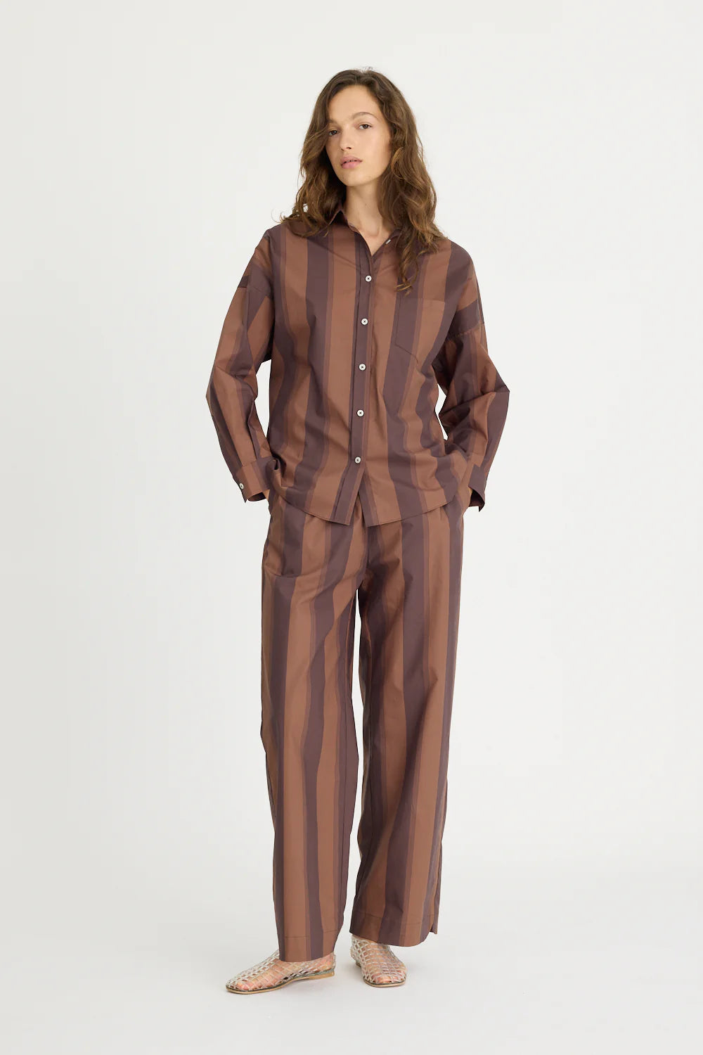 Bahia Pants Macchiato Stripe