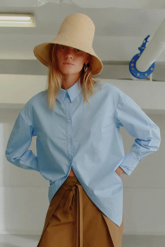 Lucie Shirt Chambray Poplin