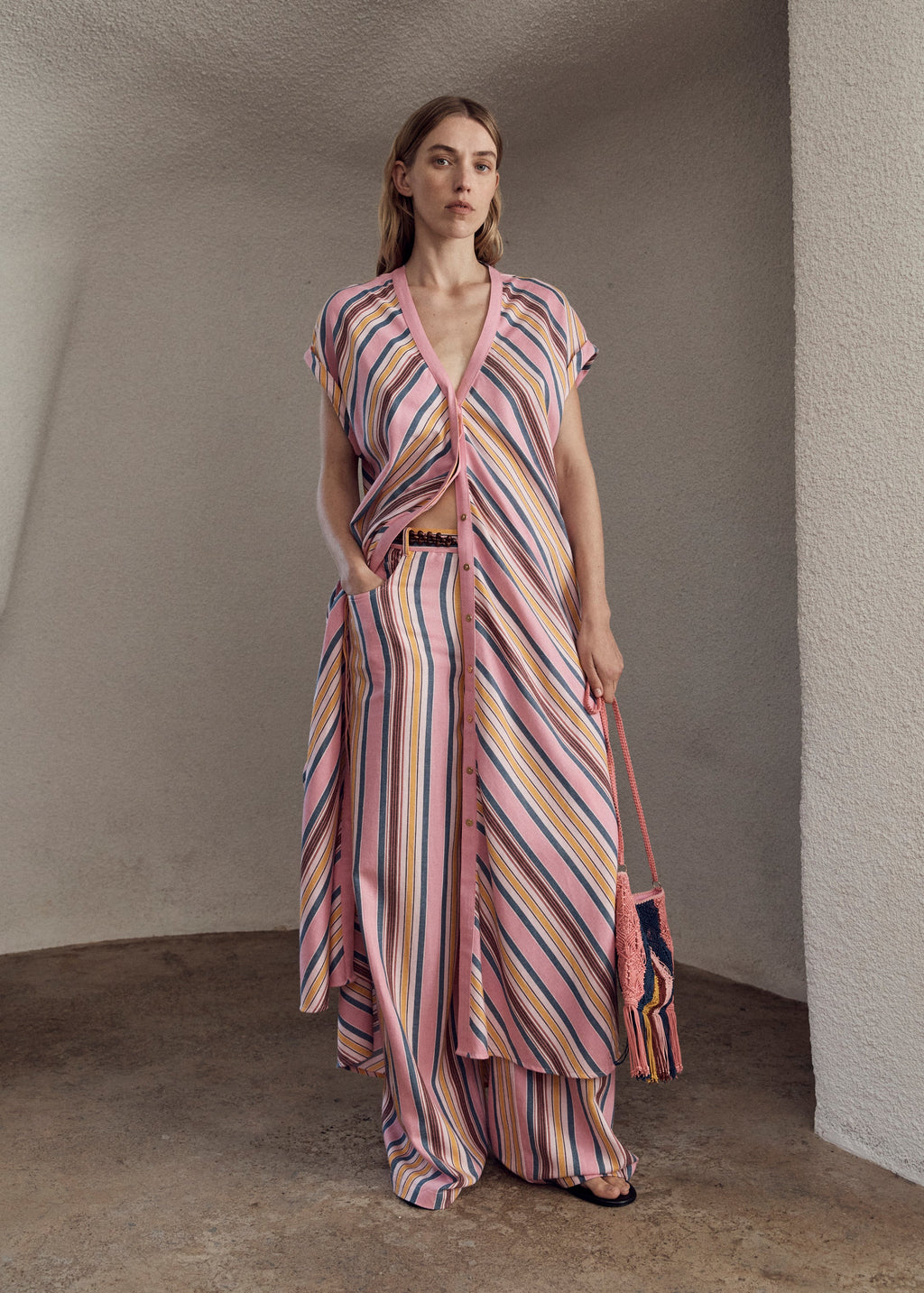 Cythera Caftan Samos Stripe