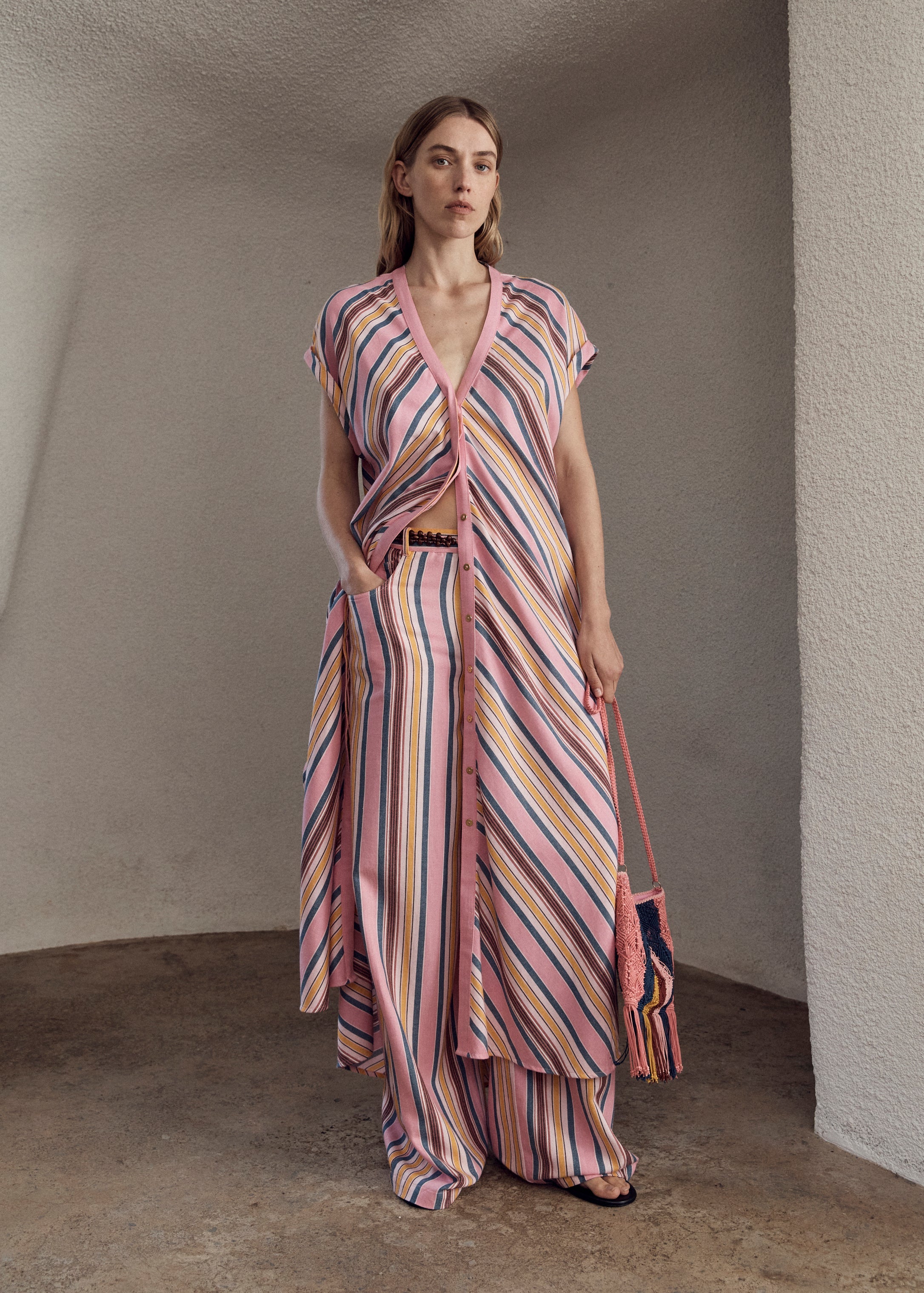 Cythera Caftan Samos Stripe