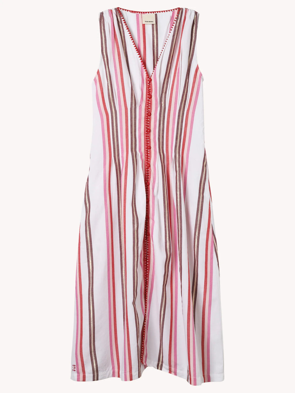 Signy Dress Anafi Stripe