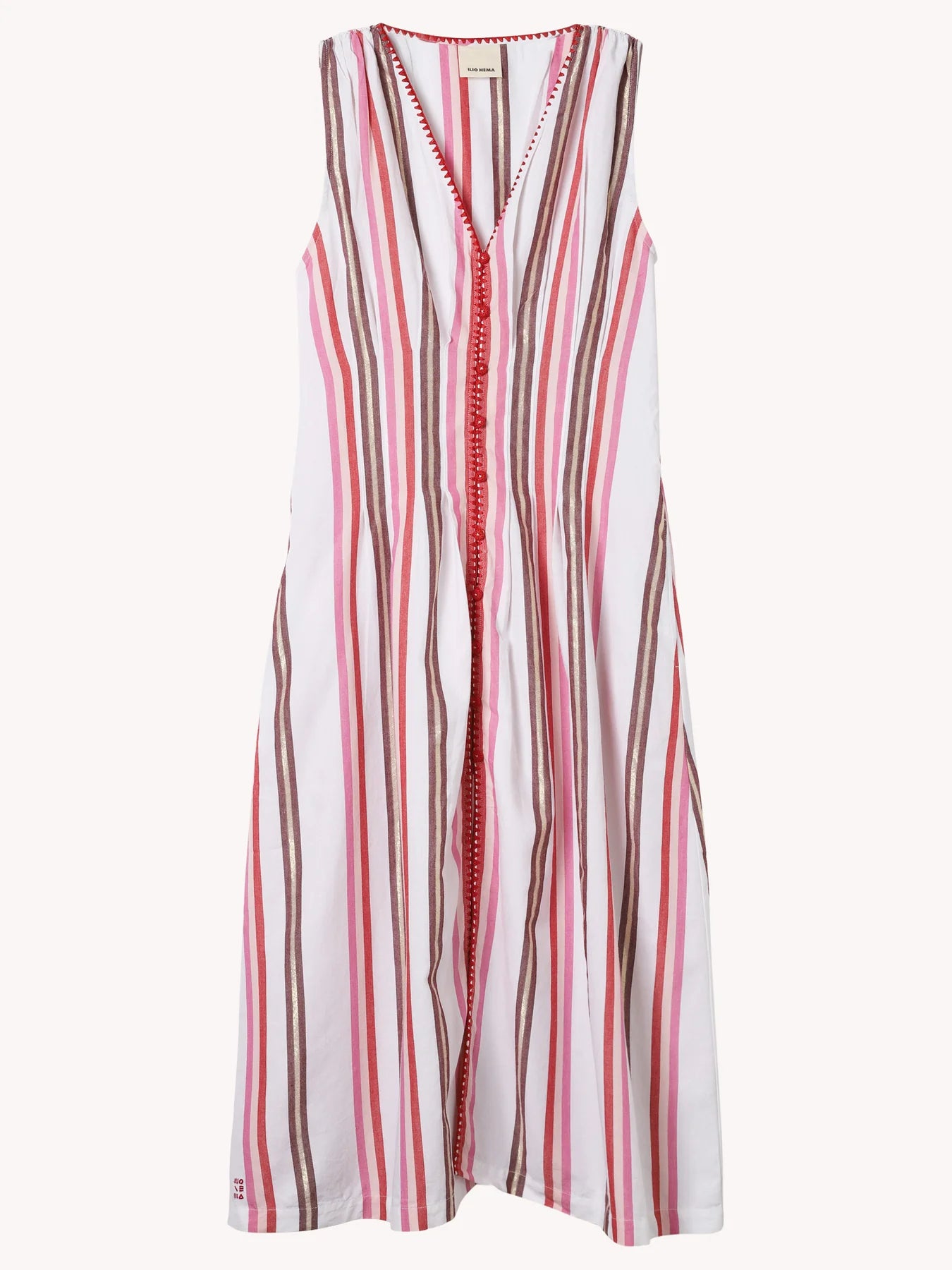 Signy Dress Anafi Stripe