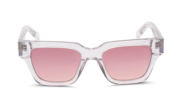G.O.D. THIRTY FIVE Crystal Grey w Grad Red Lenses | Halcyon Atelier