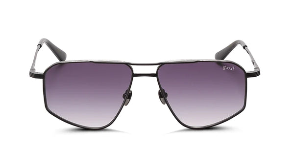 G.o.d. THIRTY SIX Black w Silver/Grey Lenses | Halcyon Atelier