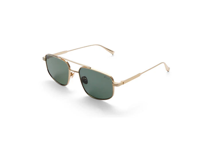 G.O.D. SEVENTY THREE 18K Gold with Forest Green Sun Lens | Halcyon AtelierG.O.D. SEVENTY THREE 18K Gold with Forest Green Sun Lens | Halcyon Atelier