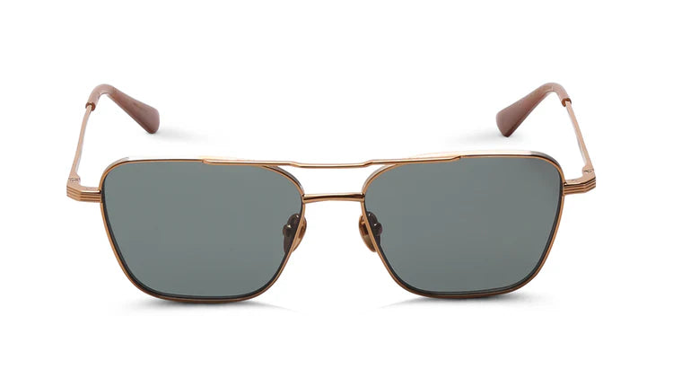 THIRTY EIGHT Gold w Silver/Green Lenses