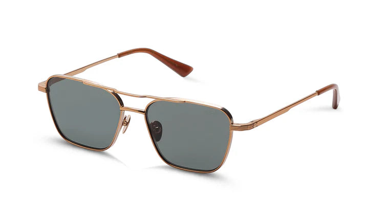 THIRTY EIGHT Gold w Silver/Green Lenses
