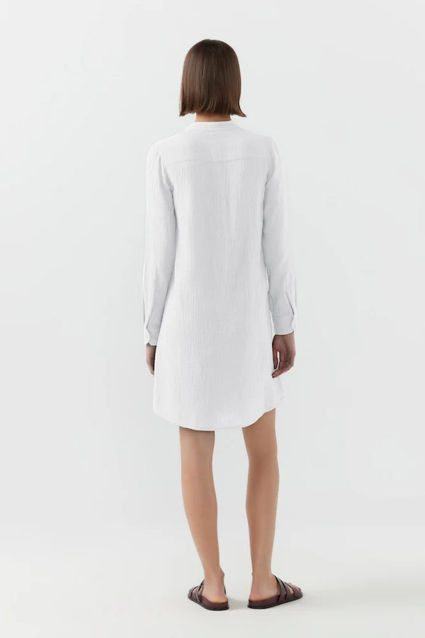 Riva Shirt Dress White