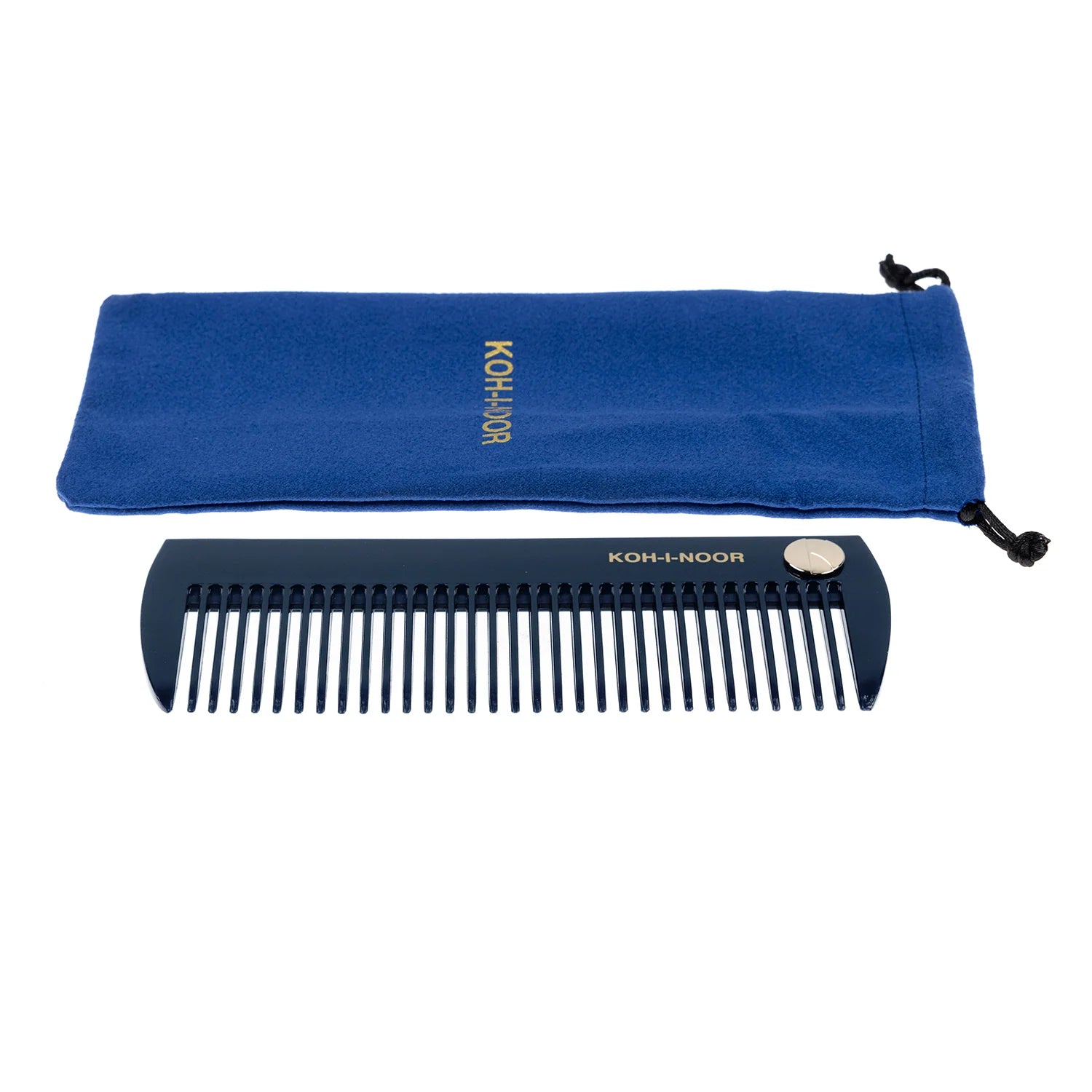 Pastel Wide Tooth Comb Navy Blue