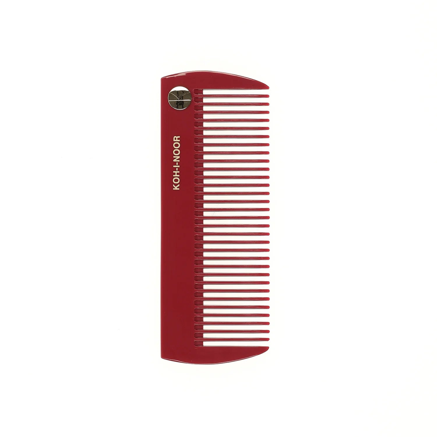 Pastel Wide Tooth Comb Burgundy Red