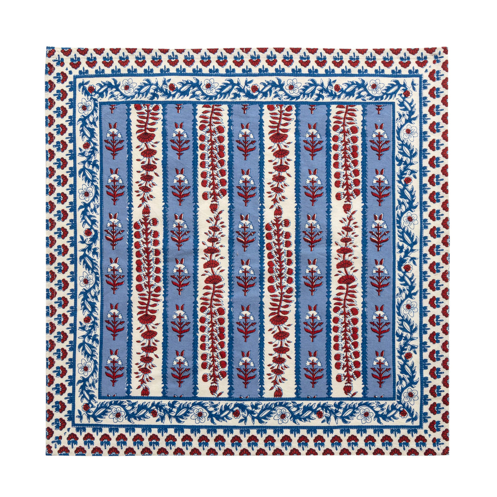 Avignon Napkins Red & Blue - Set of 6