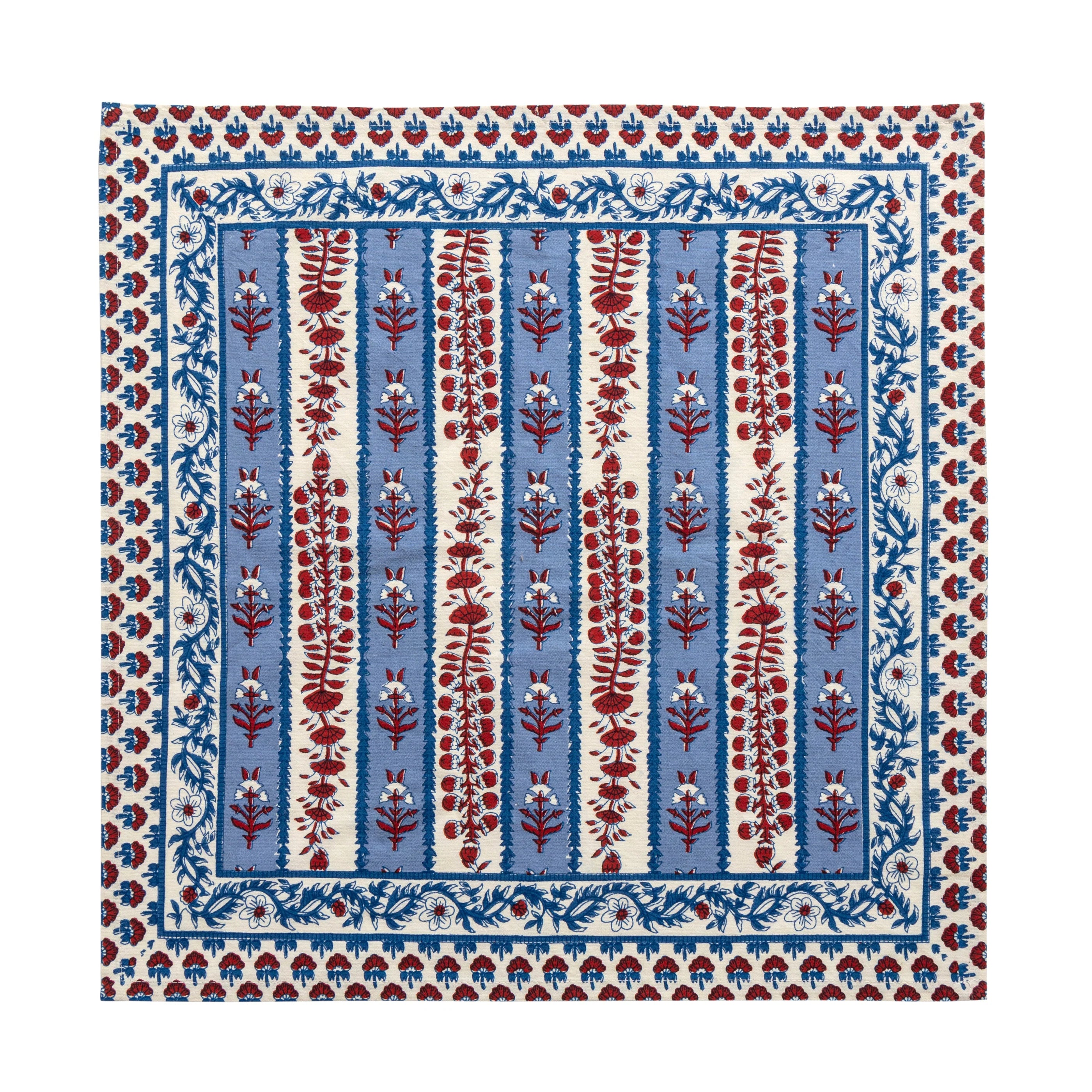 Avignon Napkins Red & Blue - Set of 6