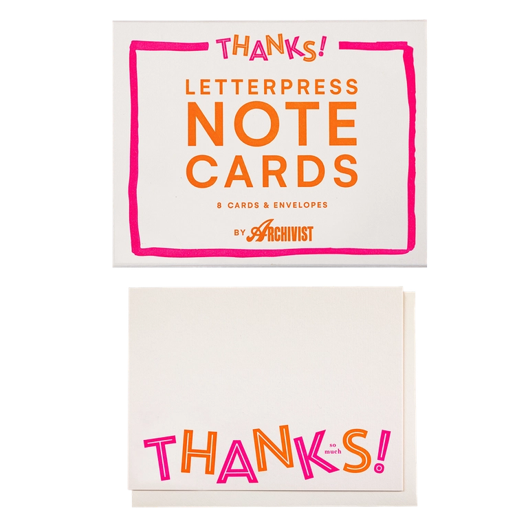 Thanks Notecard Set