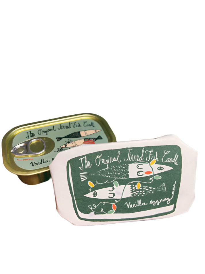 The Original Tinned Fish Candle Vanilla Eggnog