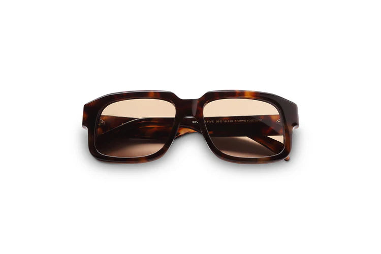SEVENTY FIVE Brown Tortoise w Brown Lens