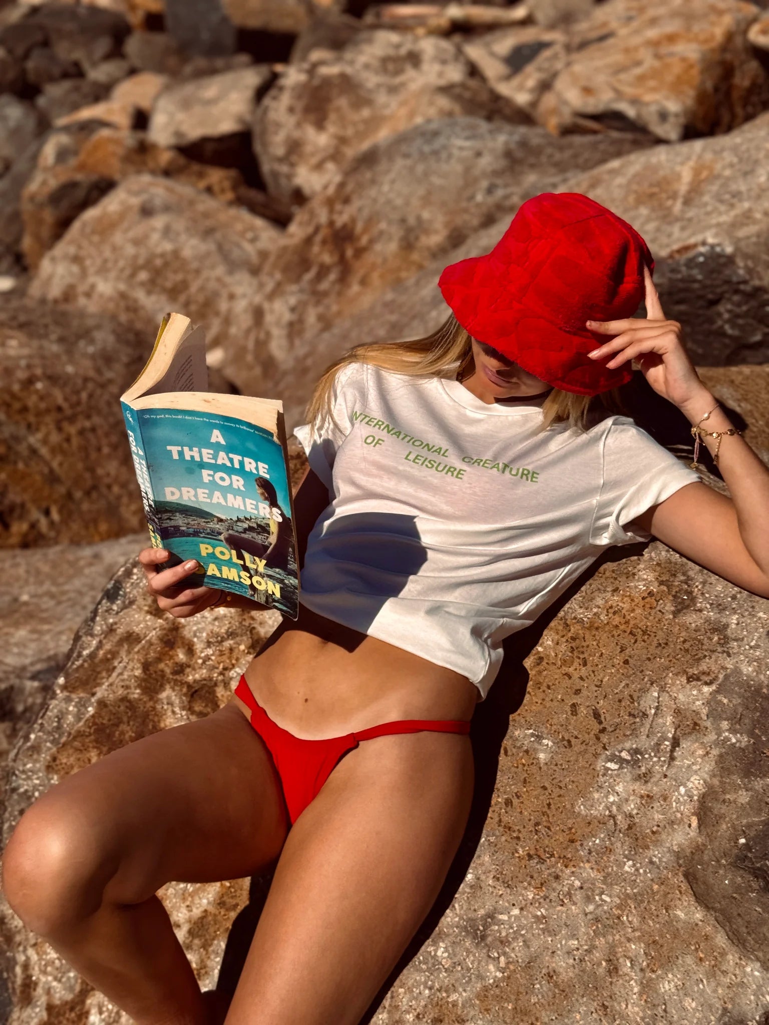 Little Palma International Creature of Leisure T-Shirt Green | Halcyon Atelier