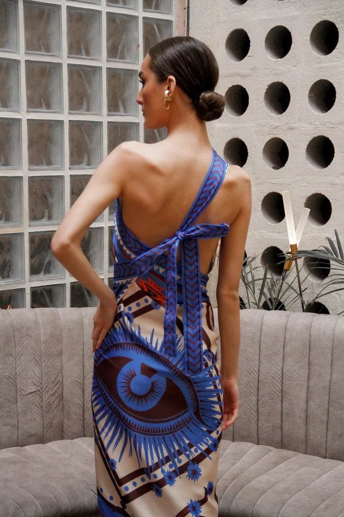 Wrap Dress Eco Silk - Nazar Lavander