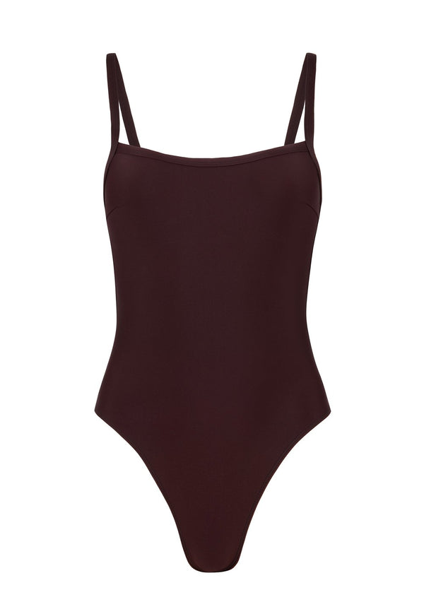 The Square One Piece Plum
