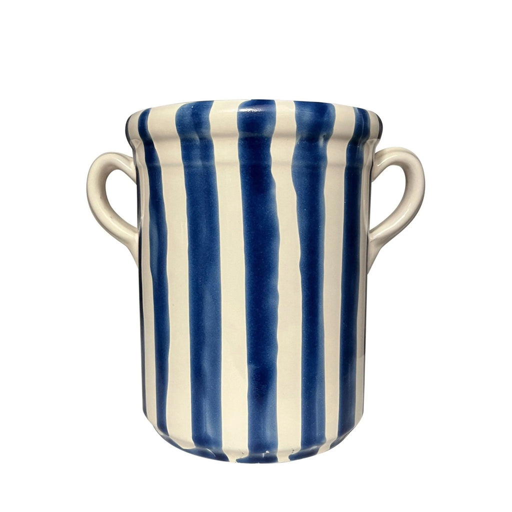 Lido Ceramic Wine cooler Blue Stripe