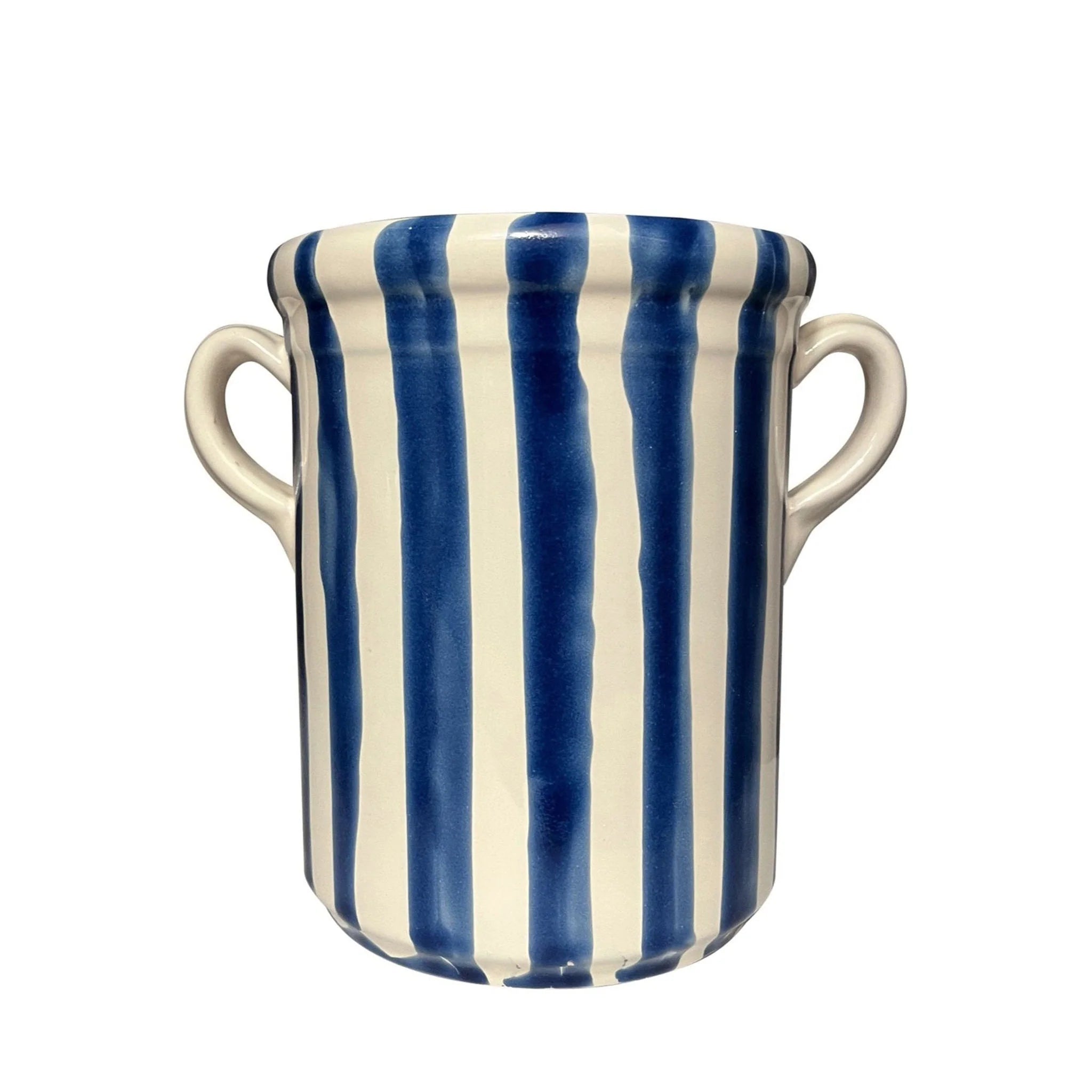 Lido Ceramic Wine cooler Blue Stripe