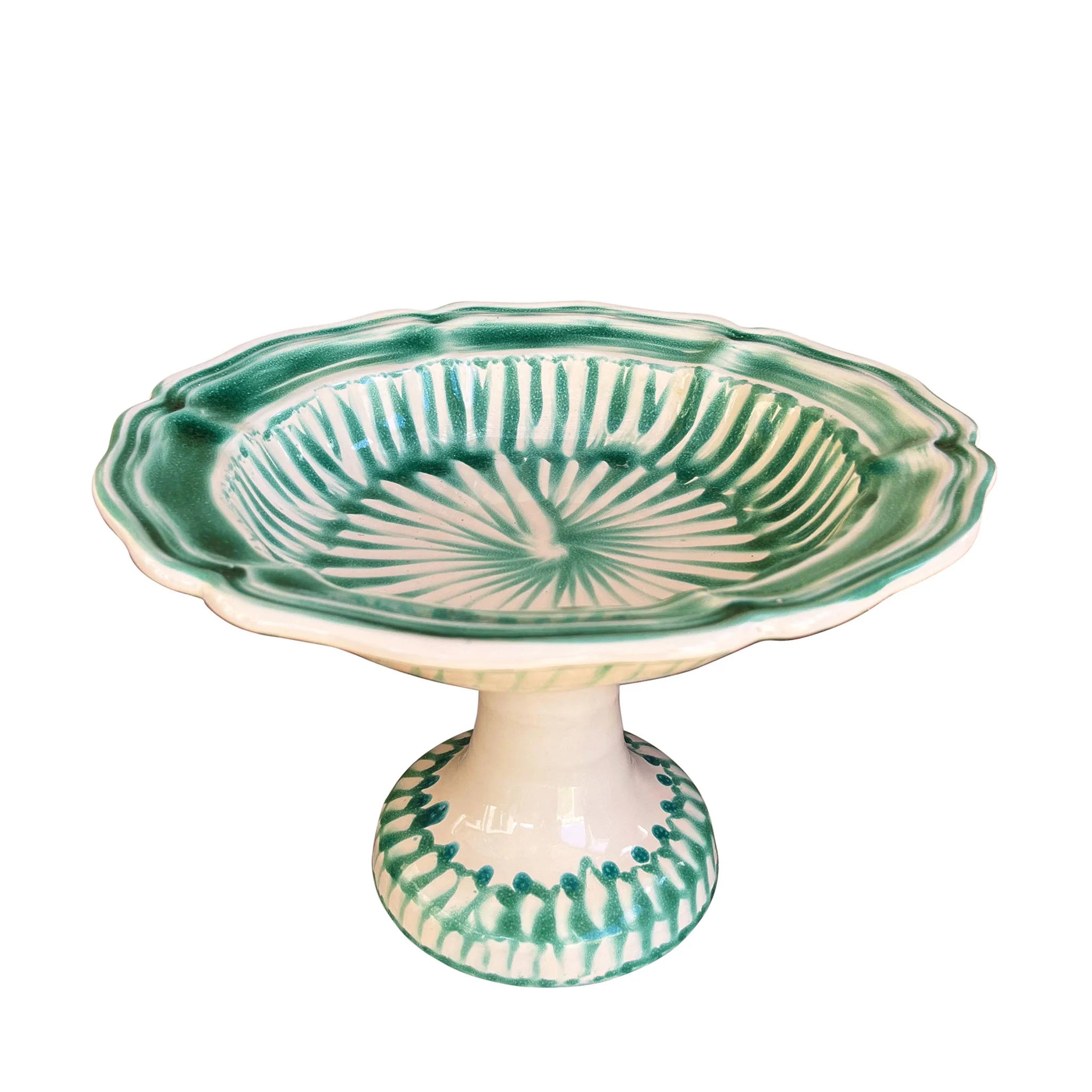 Seaside Ceramic Fruit Bowl Stand