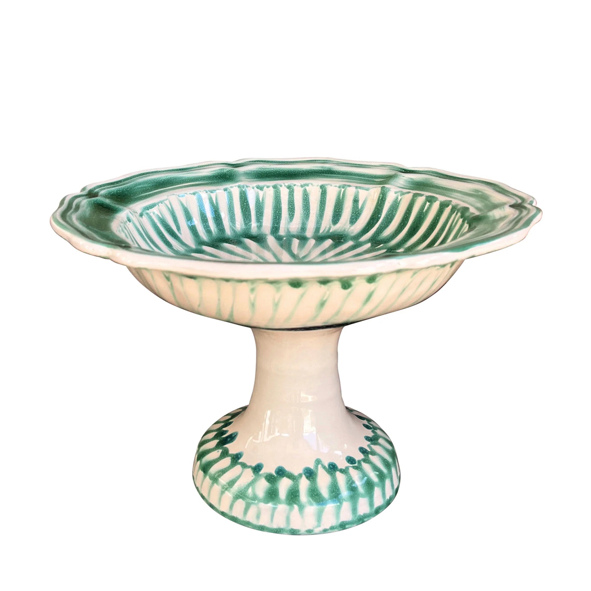 Seaside Ceramic Fruit Bowl Stand