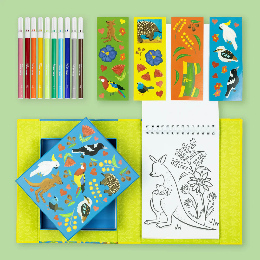 Colouring Set Aussie Animals