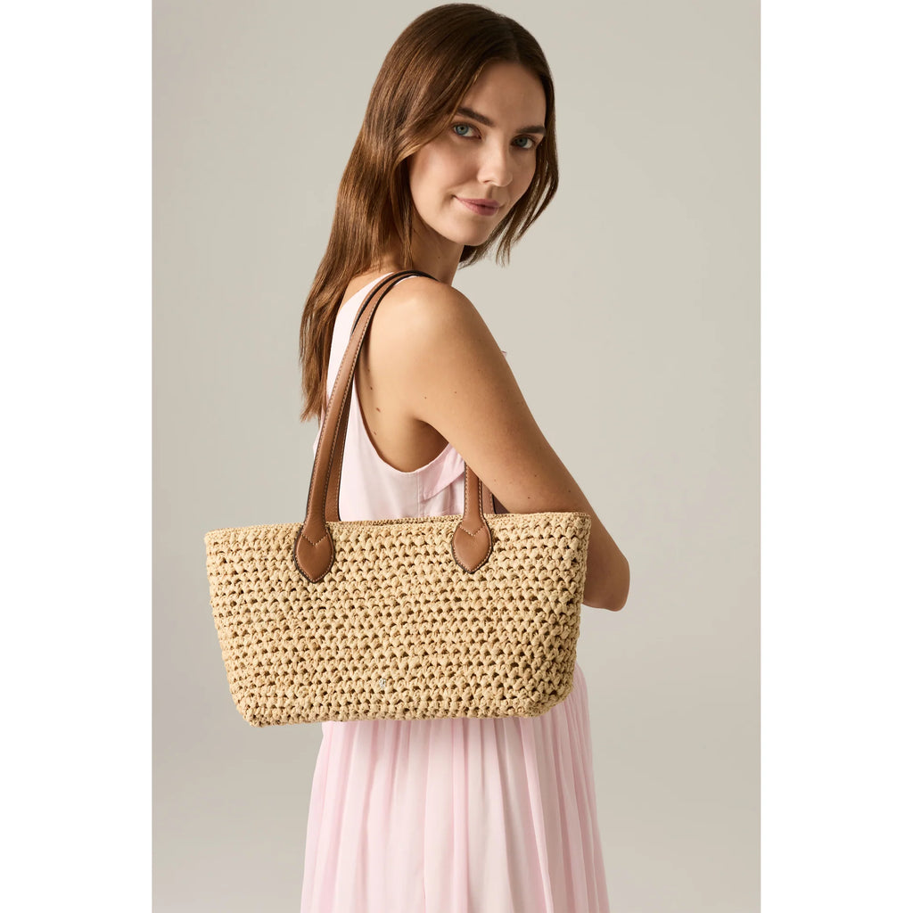 Ada Raffia Crochet Bag Natural