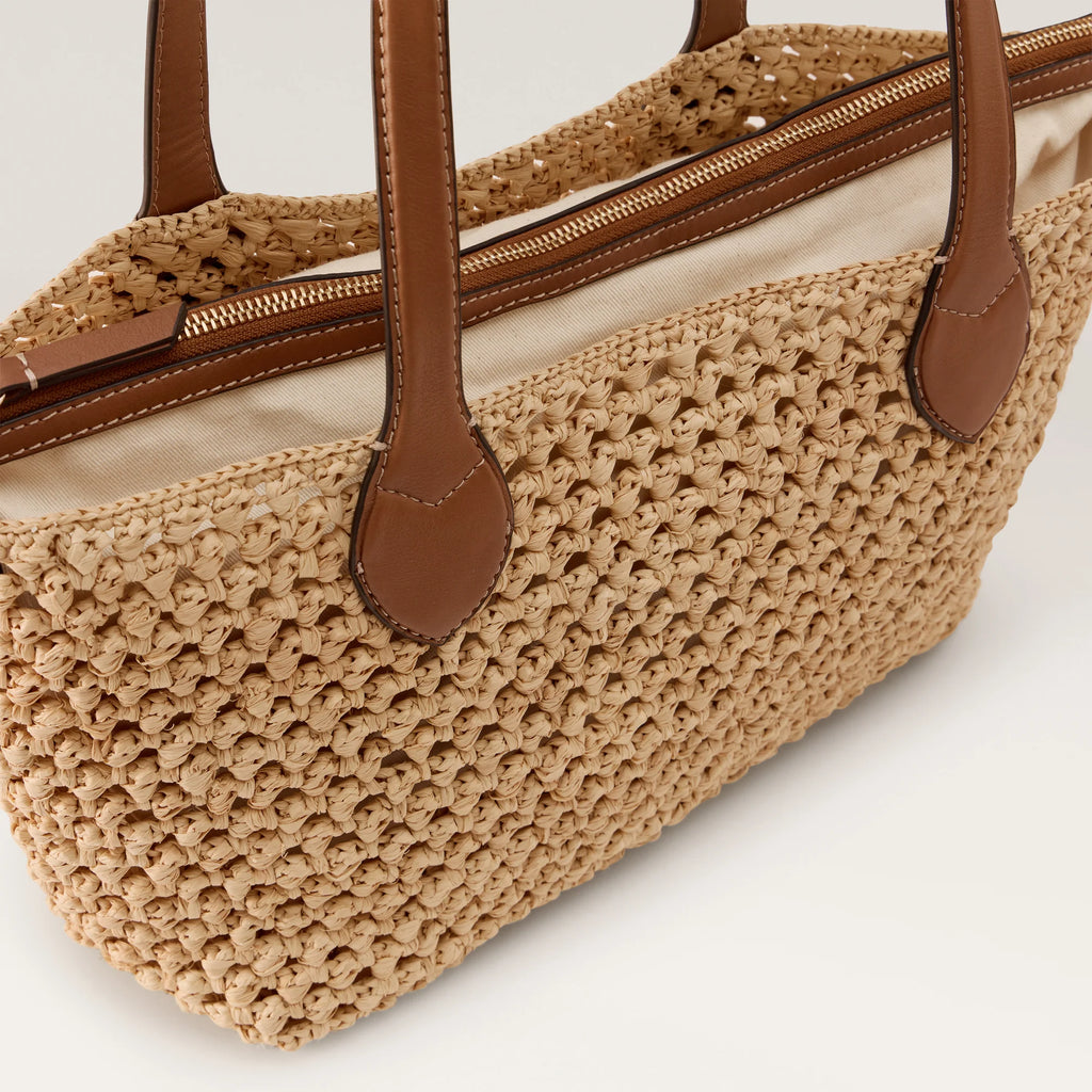 Ada Raffia Crochet Bag Natural