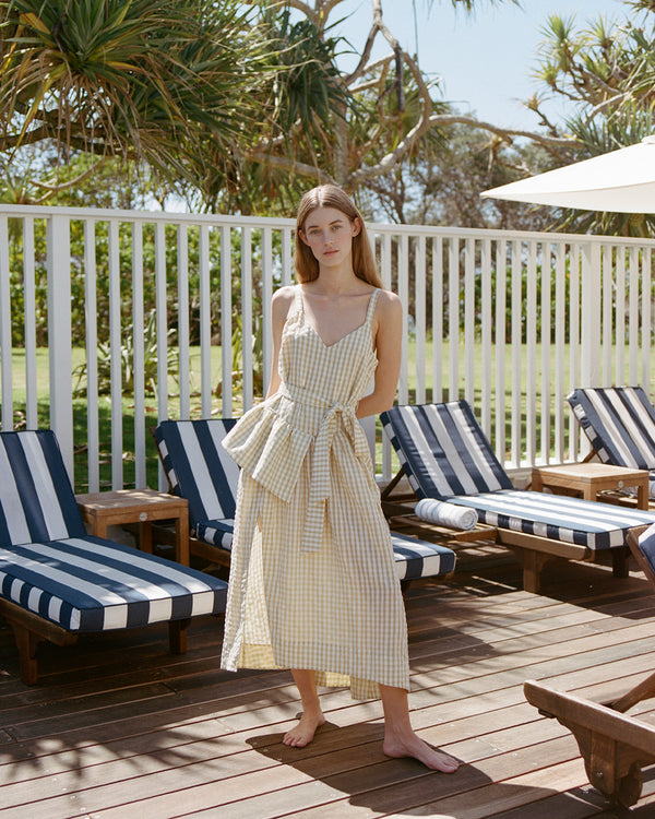 Bobo Dress - Halcyon House Marigold Gingham