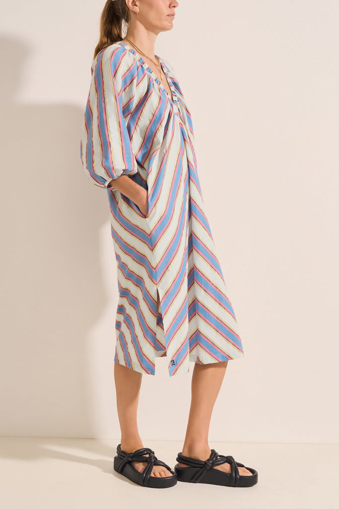 ILIO NEMA Atli Dress Mykonos Stripe Dress | Halcyon Atelier