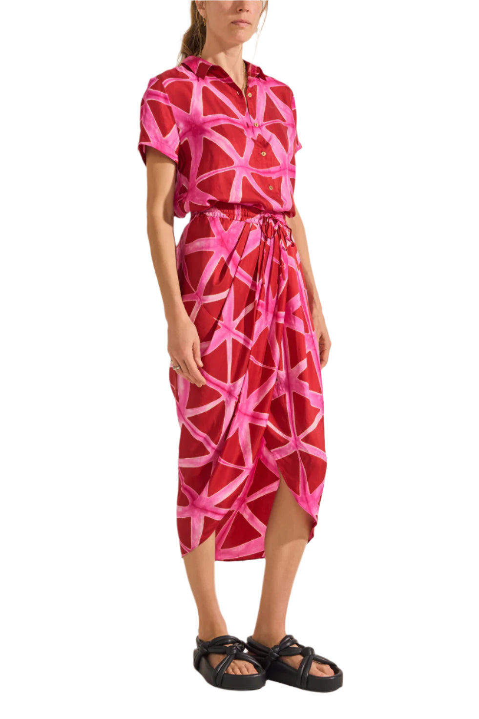 Nile Hand-Dyed Silk Skirt