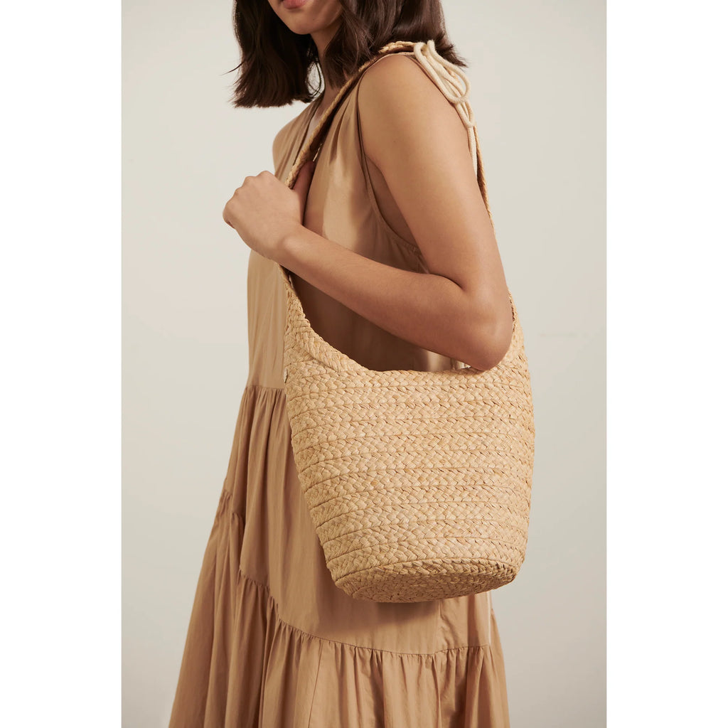 HELEN KAMINSKI Camaril S Bridle Handbag Natural/Tan | Halcyon Atelier