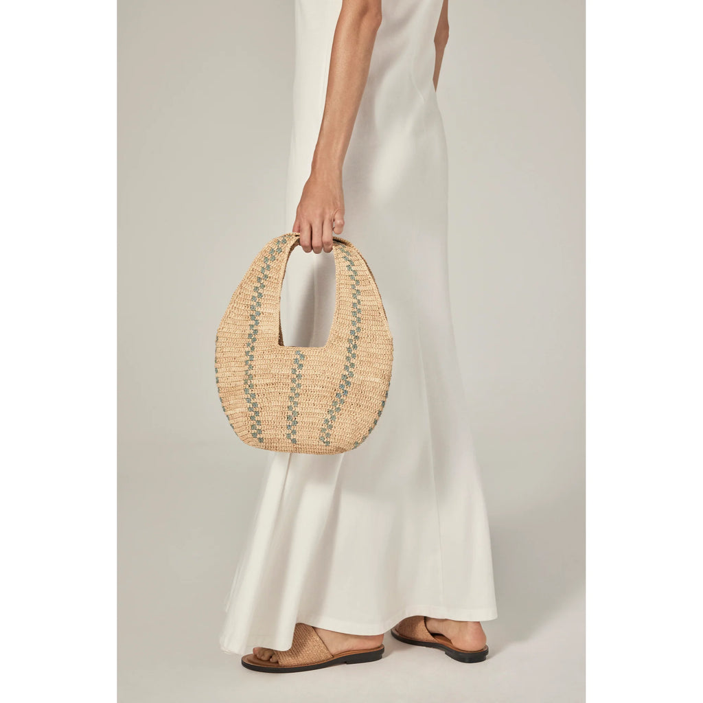 HELEN KAMINSKI Aquarius Hobo Natural/ Seaglass | Halcyon Atelier