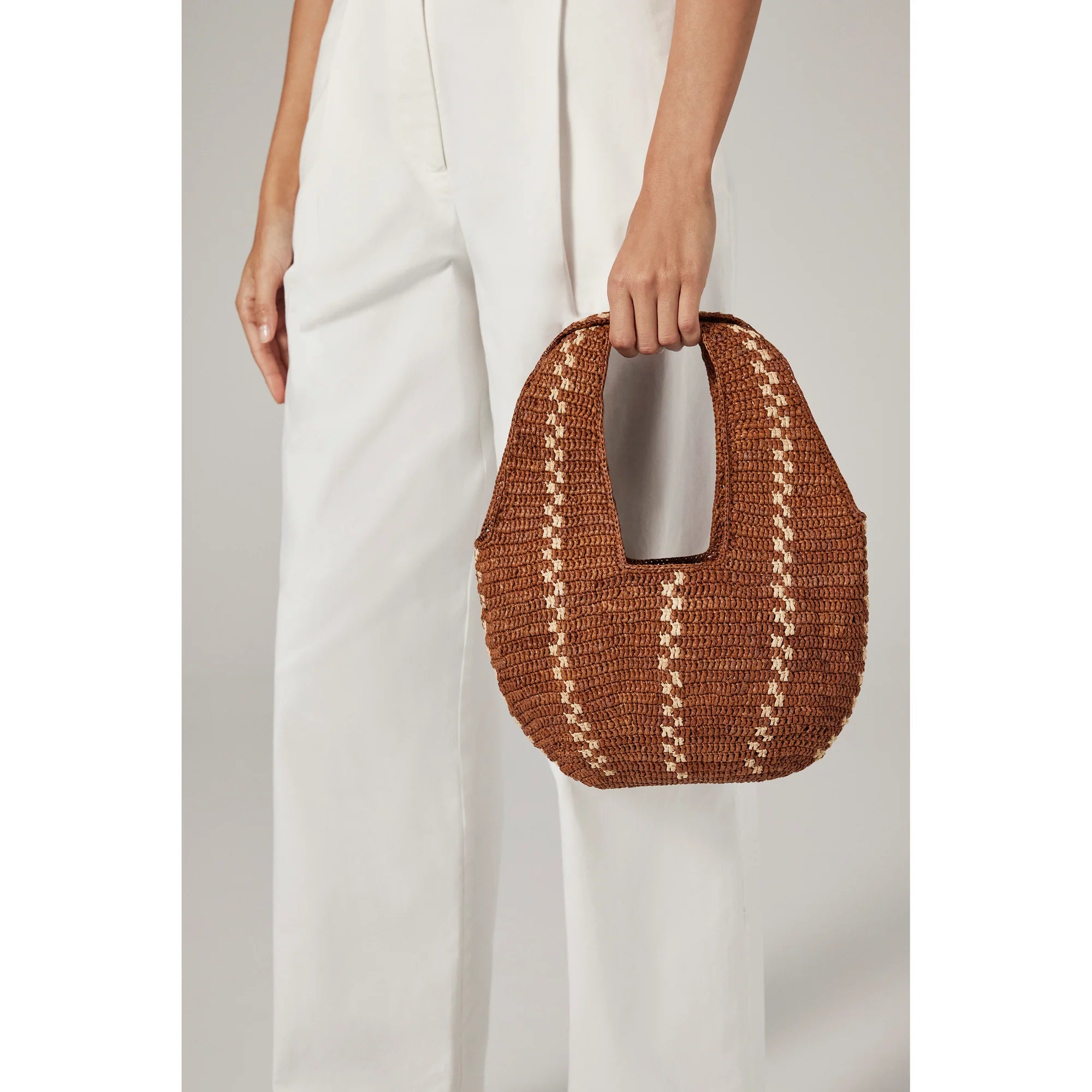 HELEN KAMINSKI Aquarius Hobo Nutshell/ Natural | Halcyon Atelier