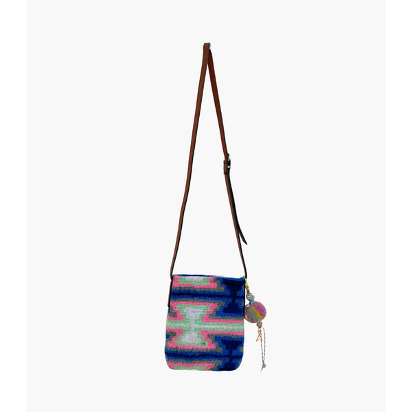 AMONG EQUALS Pocket Pouch Blue and Pink | Halcyon Atelier