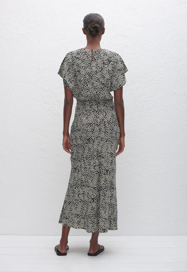 Matteau Bias Midi Tee Dress Kyoto | Halcyon Atelier