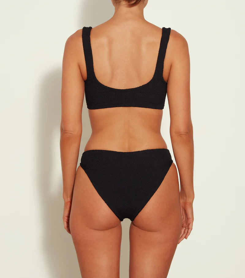 Bonnie Crinkle Bikini Black